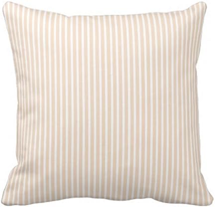 Pink Blush Striped Decorative Pillow Case
