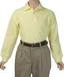 U.S. Polo Assn. Unisex L/S Pique Polo (Sizes 8 - 20)