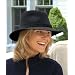 41g5z2NnrSL. AA75  Tilley Hat TF1: Water resistant Winter Hat, Unisex Felt Fedora   Black or Brown