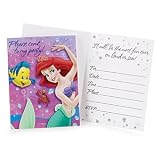 Party Supplies - Little Mermaid Invitations (8)