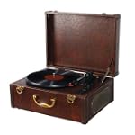 Innovative Technology ITRS-600BRN USB Turntable Suitcase with Audio Editing Software