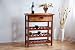 Weinschrank Rattan massiv