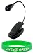 Goose Neck Flex Amazon Kindle 1 and 2 eBook / Book Reader LED Light + Bonus Young Micro TM - Live Green WristBand