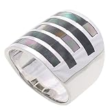 Silver Mother of Pearl Ring