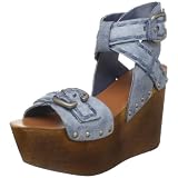 Joes Jeans Womens Bliss Wedge Sandal,Navy,10 M US 41g64WqCjFL. SL160 Joes Jeans Womens Bliss Wedge Sandal,Navy,10 M US