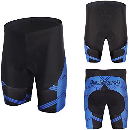 Cycling Bike Unisex Gel Padded Short Pants Lycra Stylish Shorts f_2o67 Yellow L