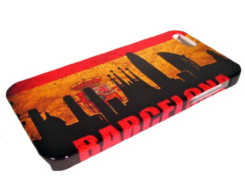 3D Iphone 5 5S Spanien Spain Barcelona Fahne Flag Flagge Cover Case Hülle