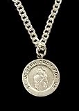 Pack of 8 Round Saint Anthony Pewter Religious Medals 24