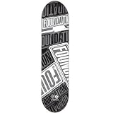 Foundation Multi F-Bar Skateboard Deck - 8.0 in. x 32.0 in. - Black / Grey