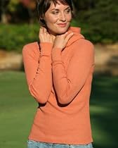 A.S. Ladies 50/50 Cotton/Poly Thermal Hoody Sweatshirt - Rust Heather