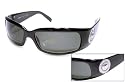 Versace VE4044B GB1/87 Sunglasses Shiny Black Frame With Gray Lens Size 60-15-135