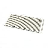 uxcell 研削ダイヤモンドマウントビット 合金 ダイヤモンド素材 シルバートーン 30個入り