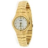 Lorus Ladies Link Watch Gold Tone Stainless Steel Mother of Pearl Dial