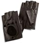 La Fiorentina Women's Fingerless Driving Glove,Brown,One Size