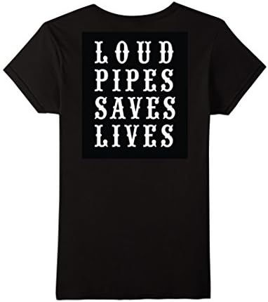 Women's Loud Pipes Save Lives Large Black