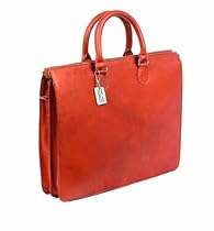 Claire Chase Sarita Briefcase, Saddle, One Size
