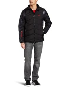 PUMA Men's SF Padded Jacket, Black, Large