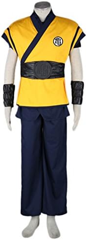 Going Coser Dragon Ball Z Son Goku Training Uniform Movie Version Cosplay Costume (Small, Multi)