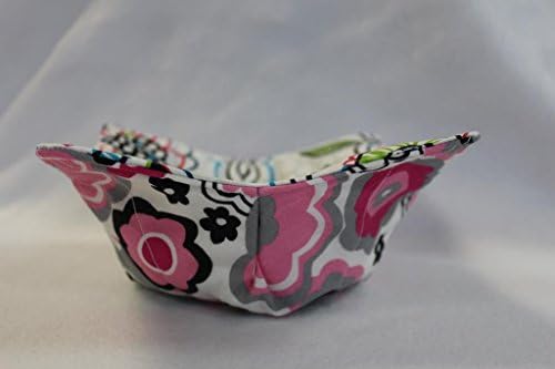 Reversible Microwave Bowl Cozy Bowl Potholder Bowl Holder Flowers