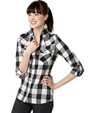 American Rag Buffalo Plaid Roll-Sleeve Shirt