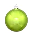 Shiny Kiwi Green Commercial Shatterproof Christmas Ball Ornament 6" (150mm)