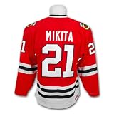 Stan Mikita Chicago Blackhawks Vintage *Heroes of Hockey* Replica Red Hockey Jersey Size XL