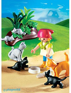 Childrens Toyshop  Toys : Girl With Cats