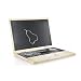 I-Wood, My first Laptop, Notebook aus Holz mit Tafel und Kreide aufklappbar