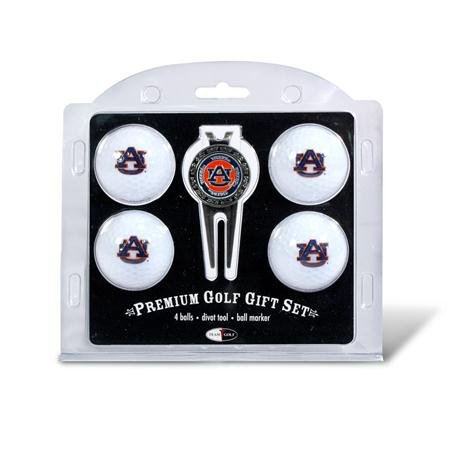 Auburn University Tigers Au Ncaa 4 Team Logo Golf Ball Divot Tool Set