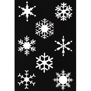 snowflake stencil snazaroo