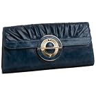 Rampage Glazed Leather Clutch