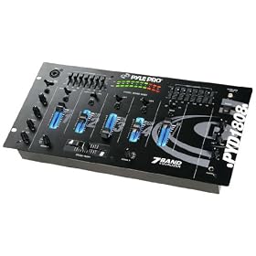 PYLE PRO PYD1808 19 Rack Mount 4 Channel Professional Mixer PYLE-PRO PYD1808 - 19'' Rack Mount 4 Channel Professional Mixer