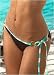 Apparel : OndadeMar Candy Stripe ring detail bikini pant