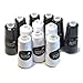 Set of 12 Black & White Serger Embroidery Thread Cones by Allary
