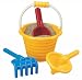 Classic 4-Piece Beach Bucket Sand Toy Set