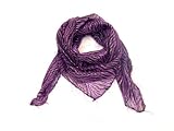 Lightweight Viscose Scarf with Tiger Stripes