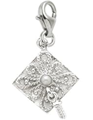 Rembrandt Charms Graduation Cap Charm with Lobster Clasp
