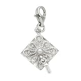 Rembrandt Charms Graduation Cap Charm with Lobster Clasp
