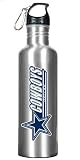 Dallas Cowboys 34oz Silver Aluminum Water Bottle
