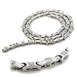 Rhodium Plated Brass Necklaces with Clear CZ, 36 Inches