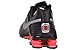 Nike Women's WMNS Shox Junior, BLACK/METALLIC SILVER-DARK GREY-HYPER PUNCH