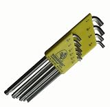 BONDHUS(ボンダス) ボールポイント付スタビー六角レンチセット10本組 インチタイプ SBLX10B
