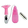 California Exotics / Swedish Erotica Futurotic Clitoral Stimulator with Floral Prongs Adult Sex Toy Kit