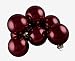 Club Pack of 16 Shiny Burgundy Candy Glass Ball Christmas Ornaments 4" (100mm)