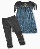 Marc Ecko - Red by Marc Ecko Girls Shimmy Tunic & Capri Leggings Set