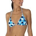 Xhilaration Blue/White Circle Print Top - S