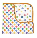 Receiving Blanket - Zany White
