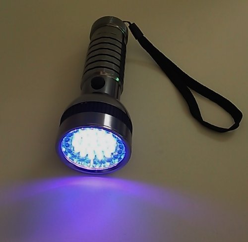 BL-0116 强力ライト LED 41灯 紫外线 UV 黑色