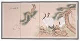 Asian Art & D�cor - 36 x 72 Birds & Flowers Daylight Hand painted Chinese Silk Wall Screen