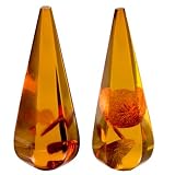 Baltic Cognac Color Amber Calibrated Pair of Gemstones Ready to Set in Silver or Gold Size 16x40mm